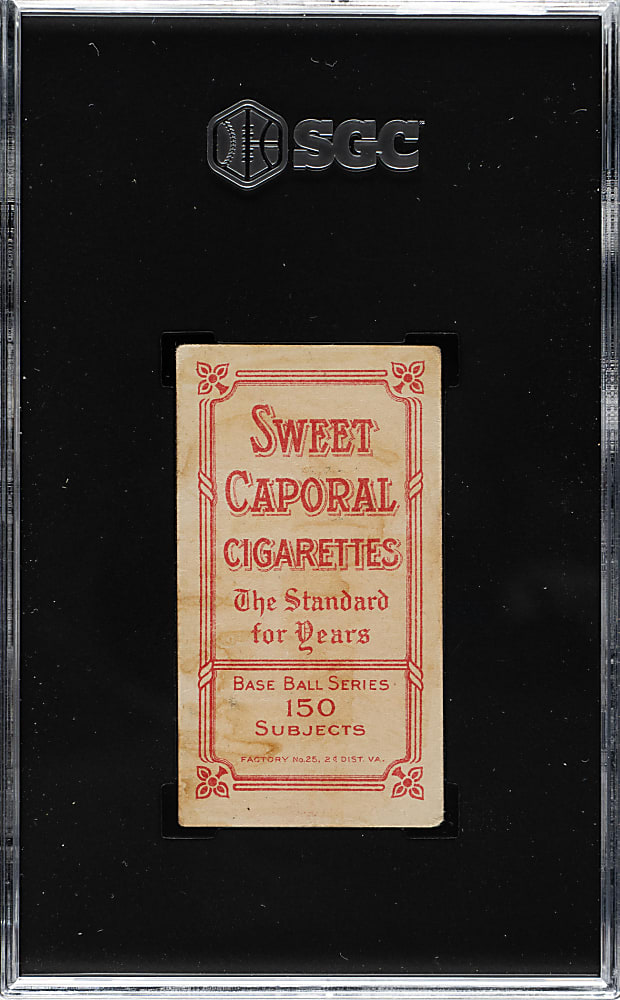 1909-1911 T206 White Border Jim Delehanty SGC GOOD+ 2.5