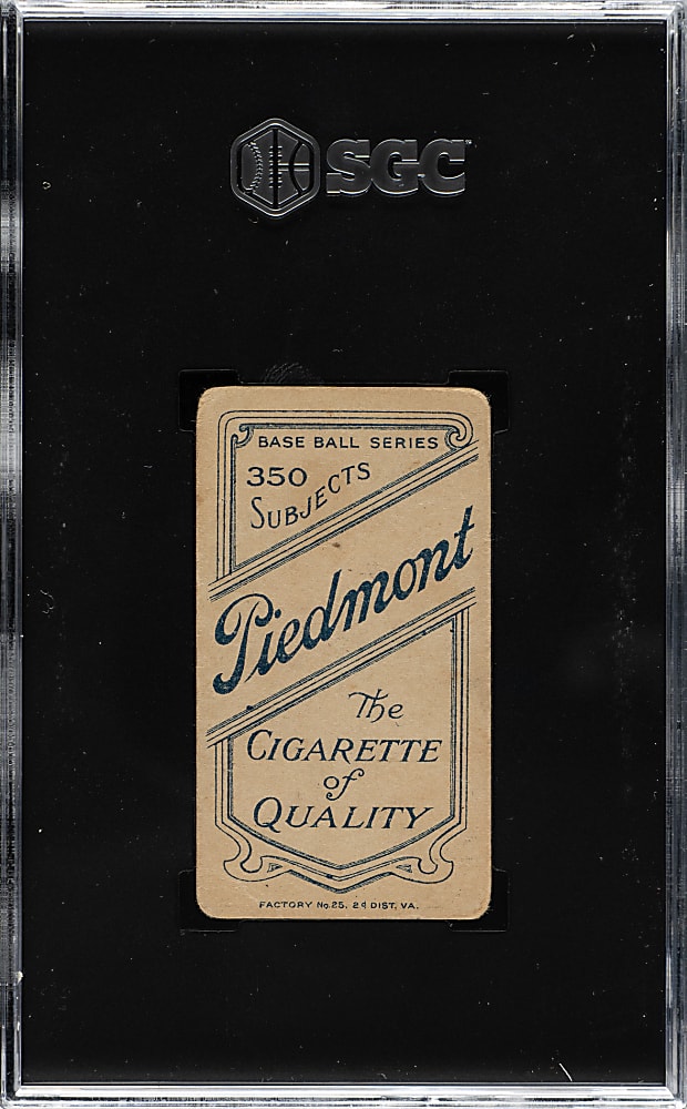 1909-1911 T206 White Border Clyde Milan SGC GOOD+ 2.5