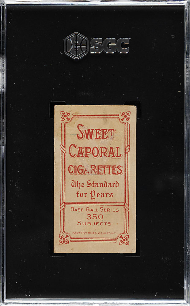 1909-1911 T206 White Border Harry Lord SGC GOOD 2