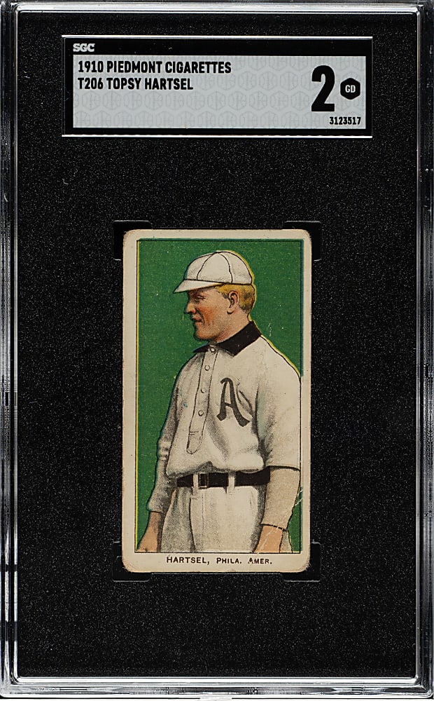 1909-1911 T206 White Border Topsy Hartsel SGC GOOD 2