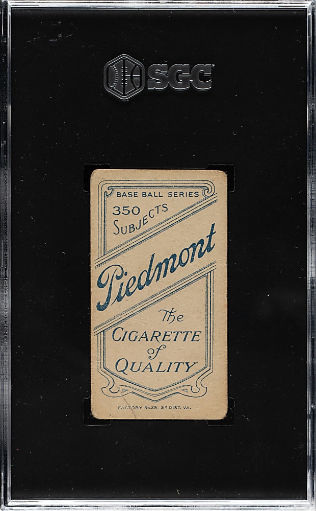 1909-1911 T206 White Border Topsy Hartsel SGC GOOD 2