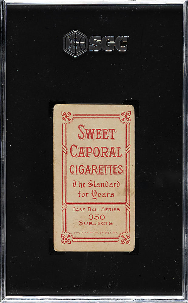 1909-1911 T206 White Border Harry Davis (Davis on Front) SGC GOOD 2