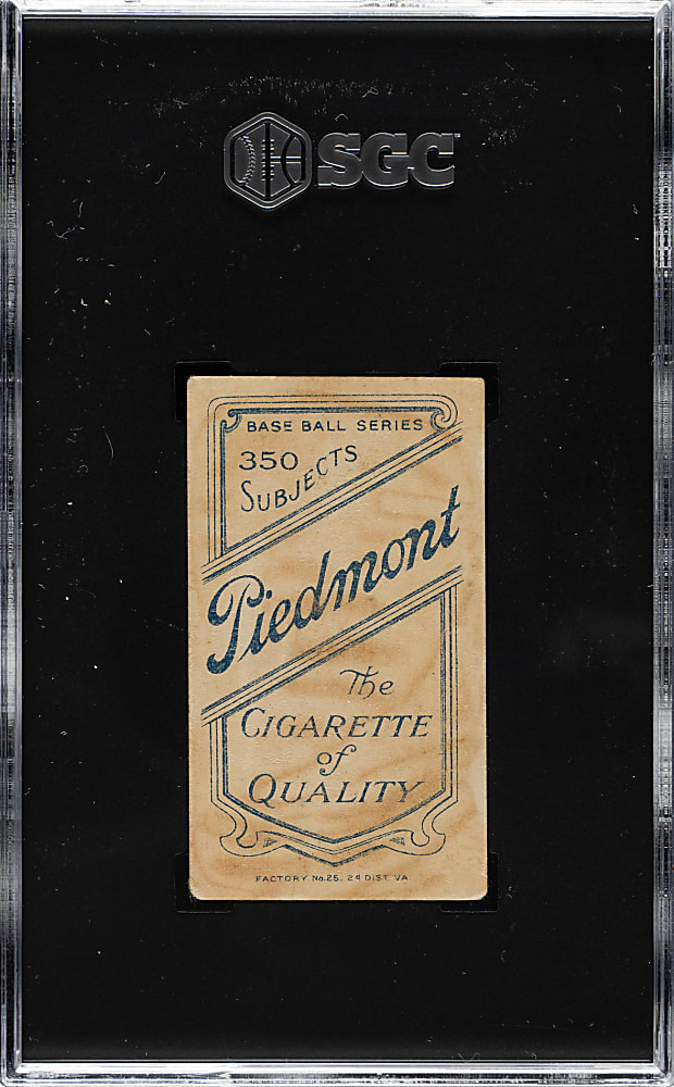 1909-1911 T206 White Border George McQuillan with Bat SGC GOOD 2