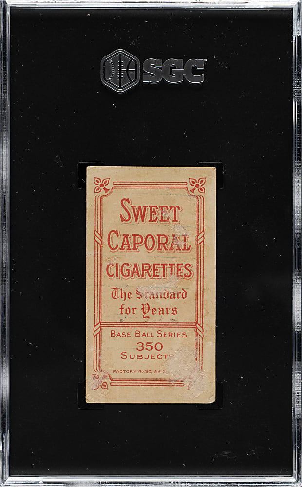 1909-1911 T206 White Border Billy Nattress SGC FAIR 1.5