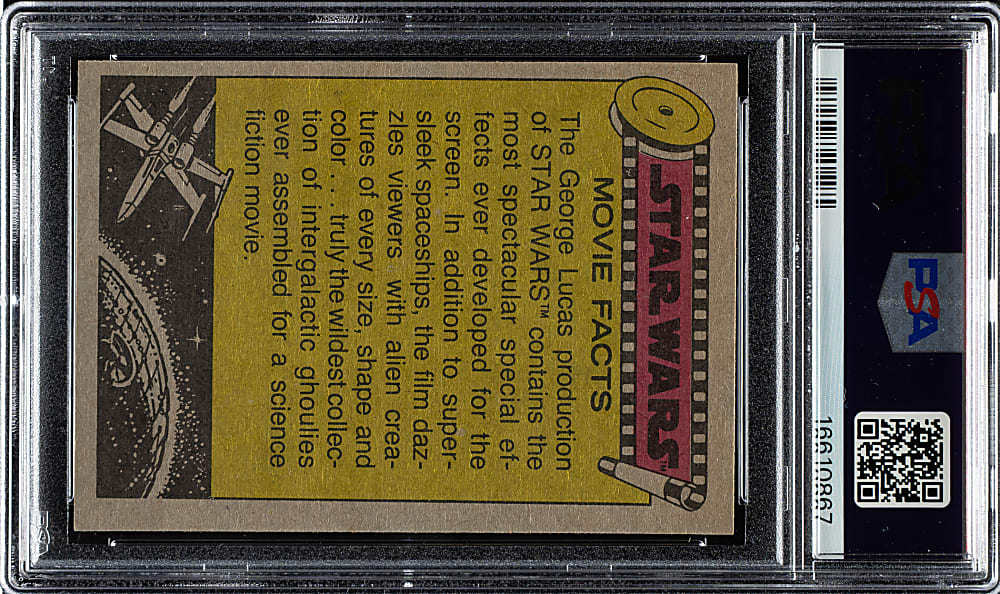 1977 Topps "Star Wars" #38 Luke and Han in the Refuse Room PSA MINT 9