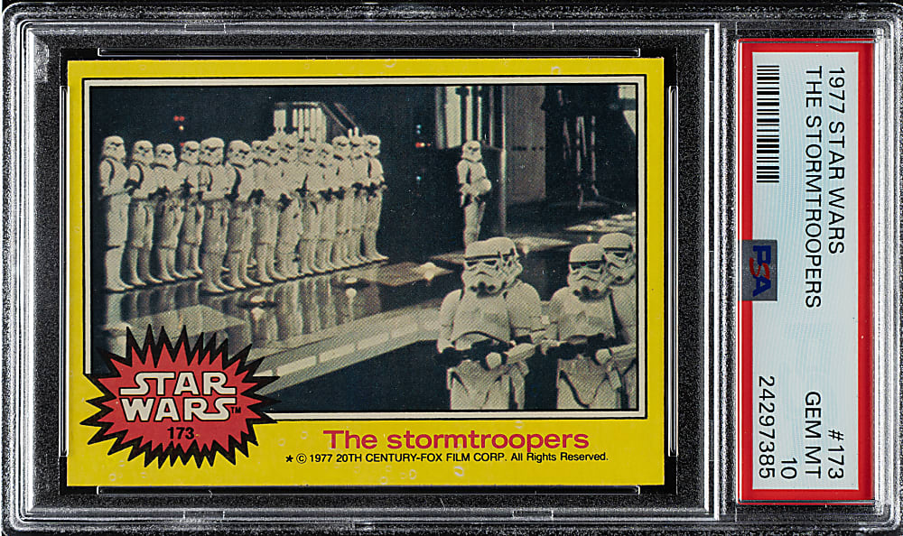 1977 Topps "Star Wars" #173 The Stormtroopers PSA GEM MINT 10