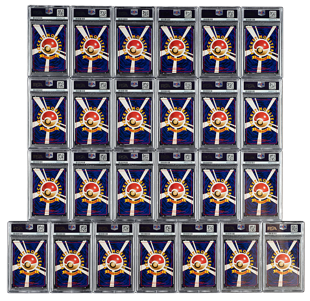 1997 Pokemon Japanese Rocket PSA NM-MT 8 Collection (25)