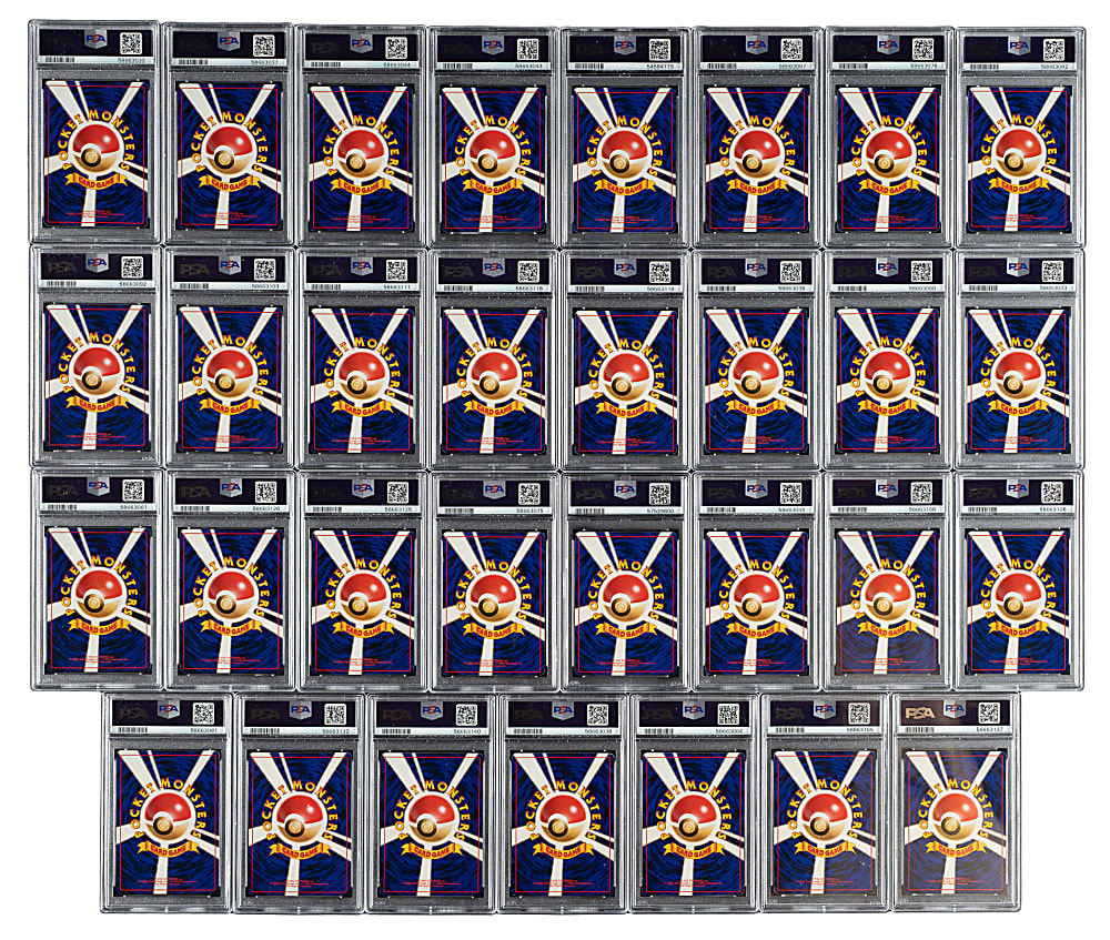 1997 Pokemon Japanese Rocket PSA-Graded Collection (31)
