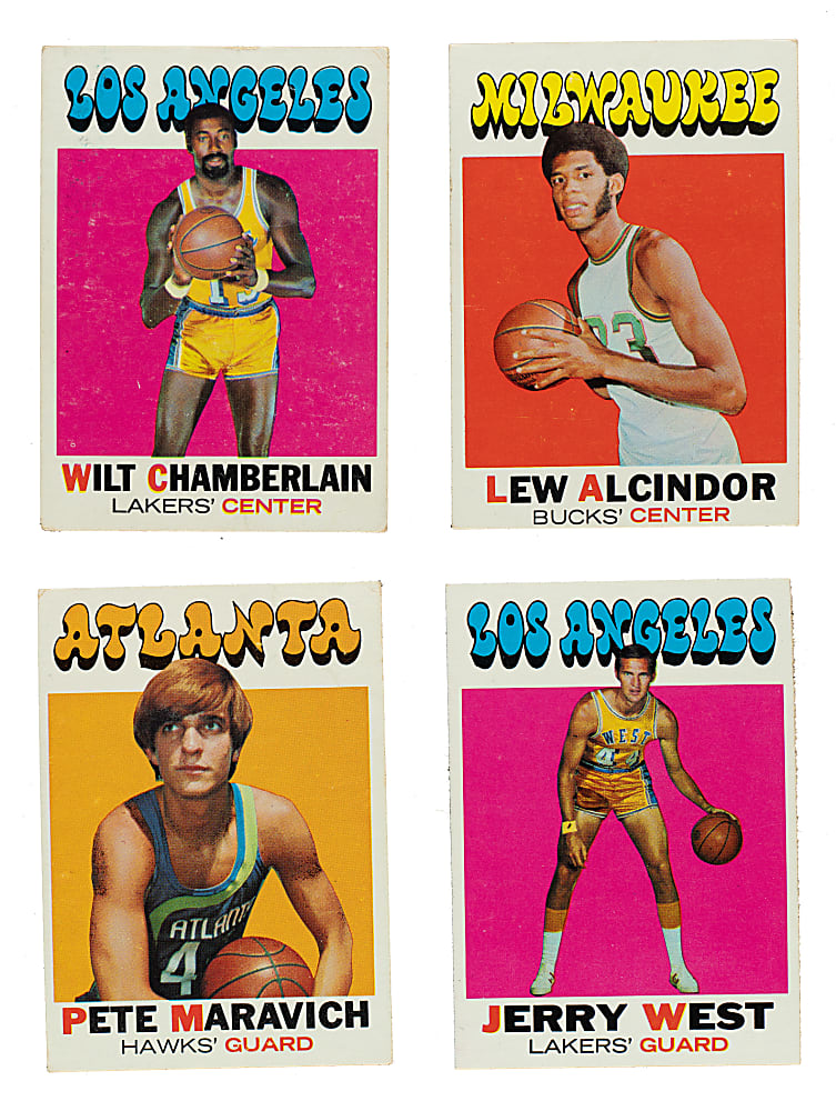 1971-1972 Topps Basketball Complete Set (233)