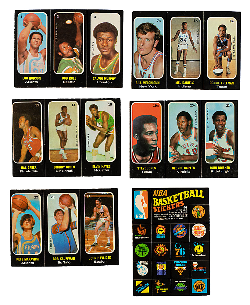 1971-1972 Topps Basketball Complete Set (233)