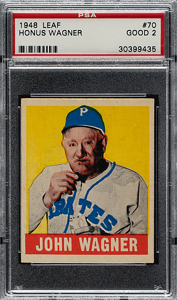 1948-1949 Leaf #70 Honus Wagner PSA GOOD 2