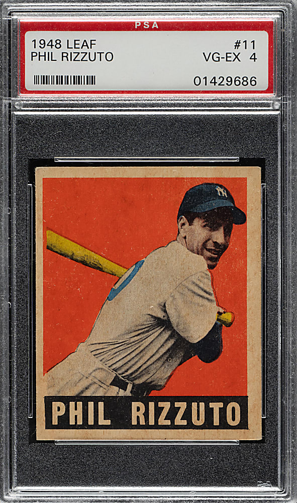 1948-1949 Leaf #11 Phil Rizzuto PSA VG-EX 4