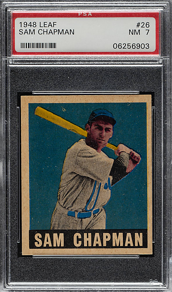 1948-1949 Leaf #26 Sam Chapman PSA NM 7