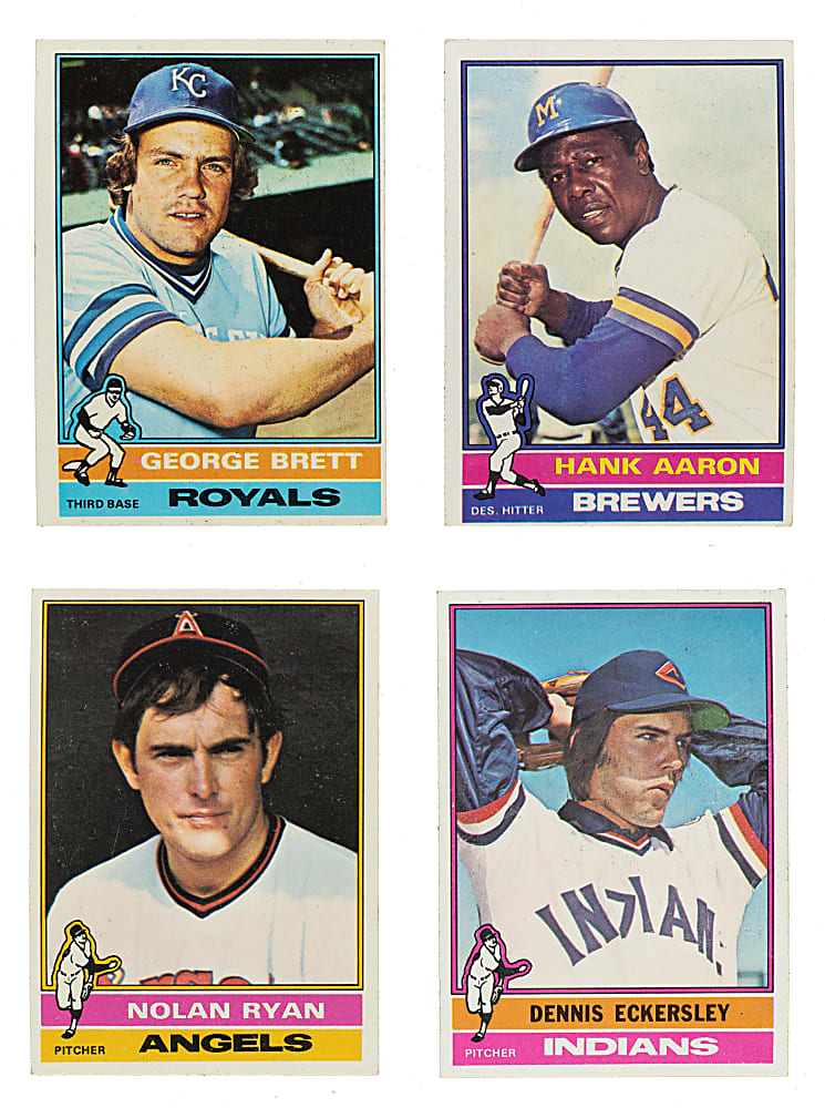 1976 Topps Near-Complete Set (537/660) Plus 1976 Topps Traded Partial Set (27/44)