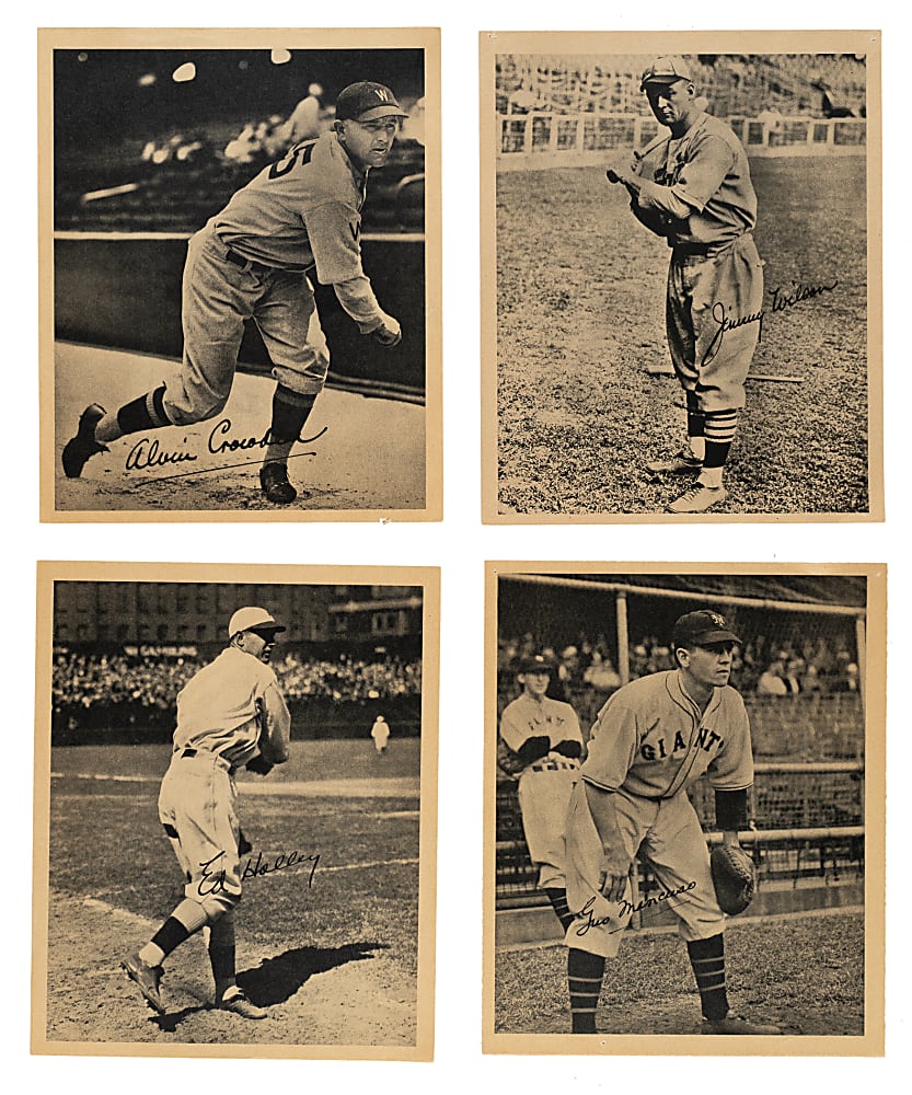 1934 R310 Butterfinger Premium Collection (8) Including Jimmie Foxx and Wait Hoyt