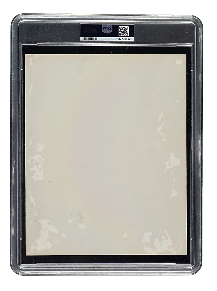 1950-1970 Rawlings Advisory Staff Mickey Mantle Seated with Bat PSA GOOD 2