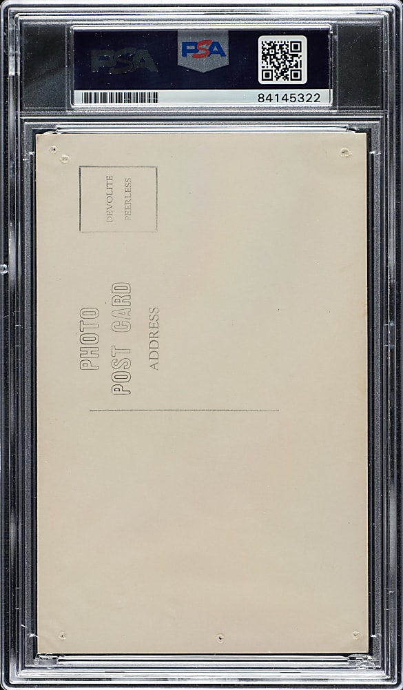 Hank Greenberg Signed Postcard - PSA/DNA