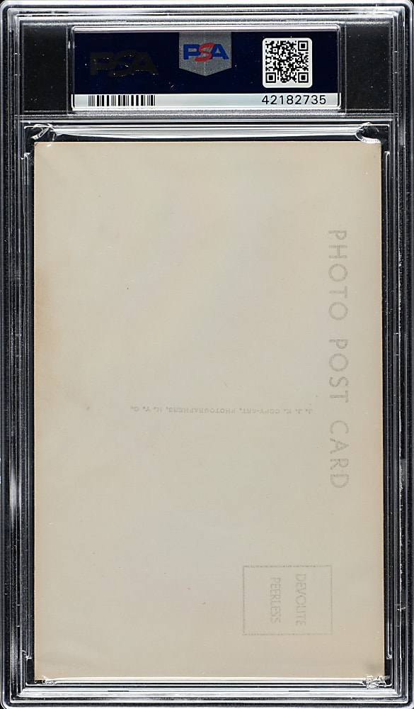 1950s JJK Copyart Photo Postcard Jackie Robinson PSA VG 3