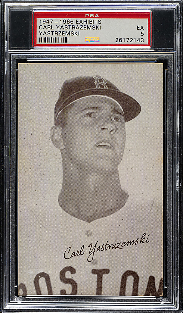 1947-1966 Exhibits Carl Yastrzemski PSA EX 5