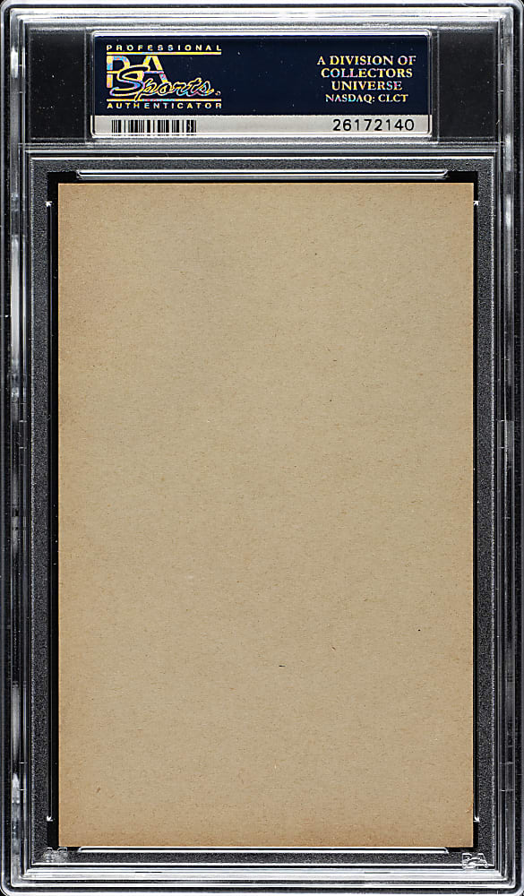 1947-1966 Exhibits Mickey Mantle Batting Name Outlined in White PSA EX-MT 6