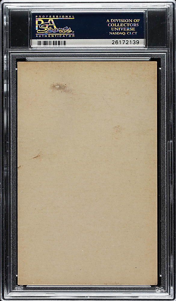 1939-1946 W462 Salutation Exhibits Bob Feller Portrait PSA VG 3