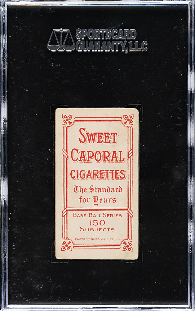 1909-1911 T206 White Border Fred Tenney SGC VG 40