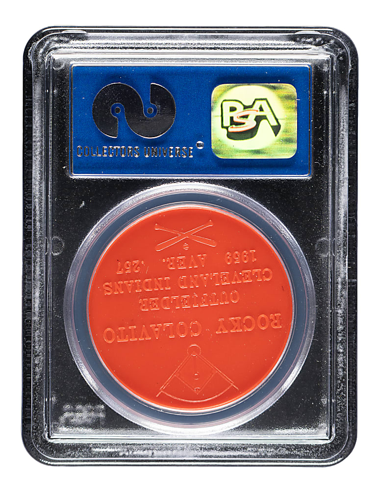 1960 Armour Coins Rocky Colavito PSA NM 7