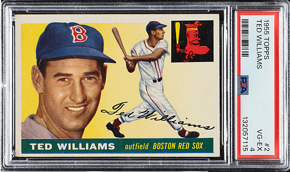1955 Topps #2 Ted Williams PSA VG-EX 4