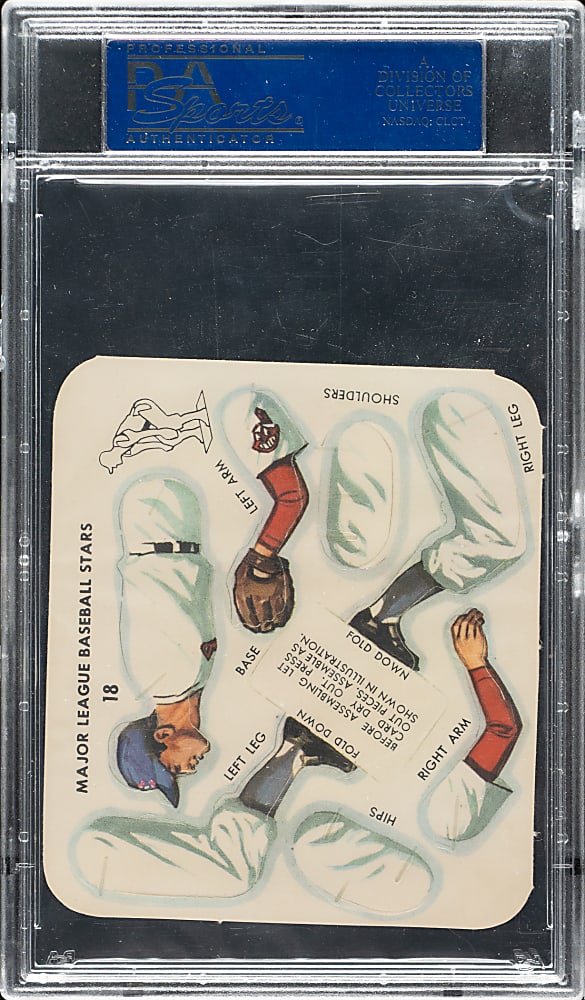 1957 F162 Swift Meats #18 Rocky Colavito PSA MINT 9