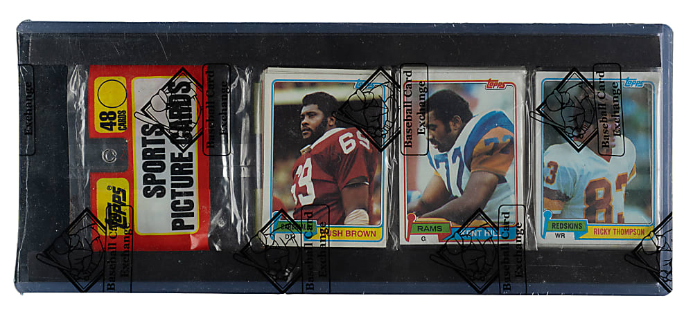 1981 Topps Football Unopened Rack Pack - BBCE