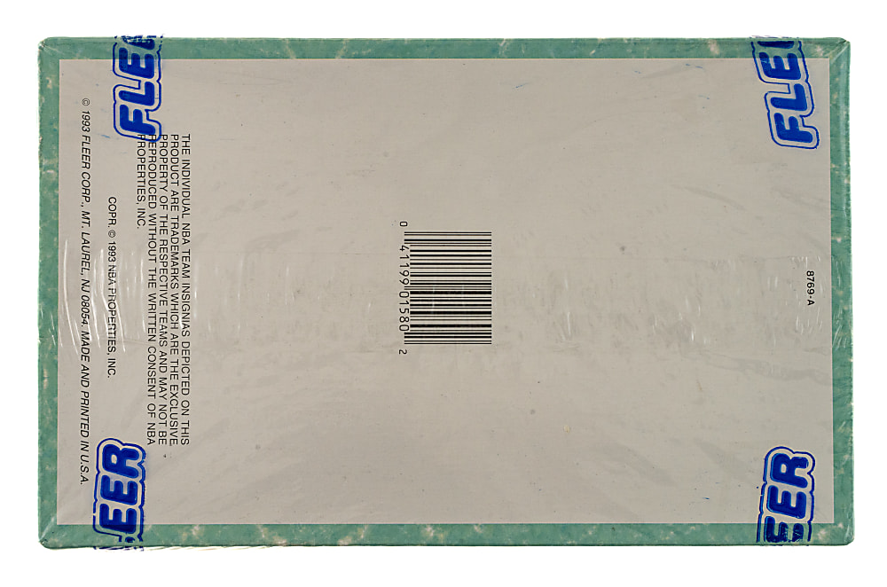 1992-1993 Fleer Ultra Basketball Second Series Factory-Sealed Unopened Wax Box (36 Packs)