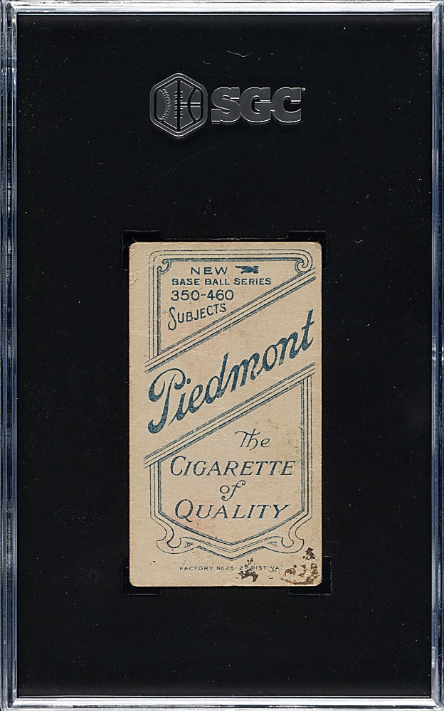 1909-1911 T206 White Border Hal Chase Holding Trophy SGC POOR 1