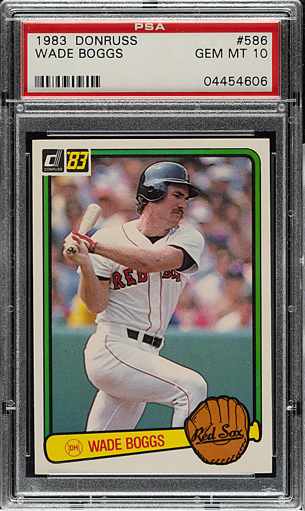 1983 Donruss #586 Wade Boggs Rookie PSA GEM MINT 10
