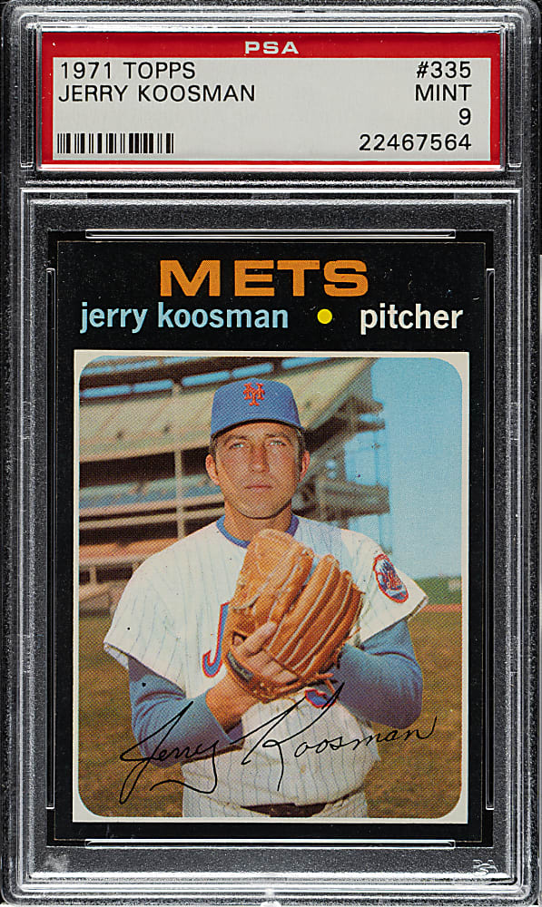 1971 Topps #335 Jerry Koosman PSA MINT 9