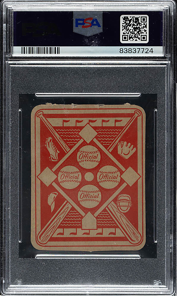 1951 Topps Red Back #24 Hank Bauer PSA NM 7