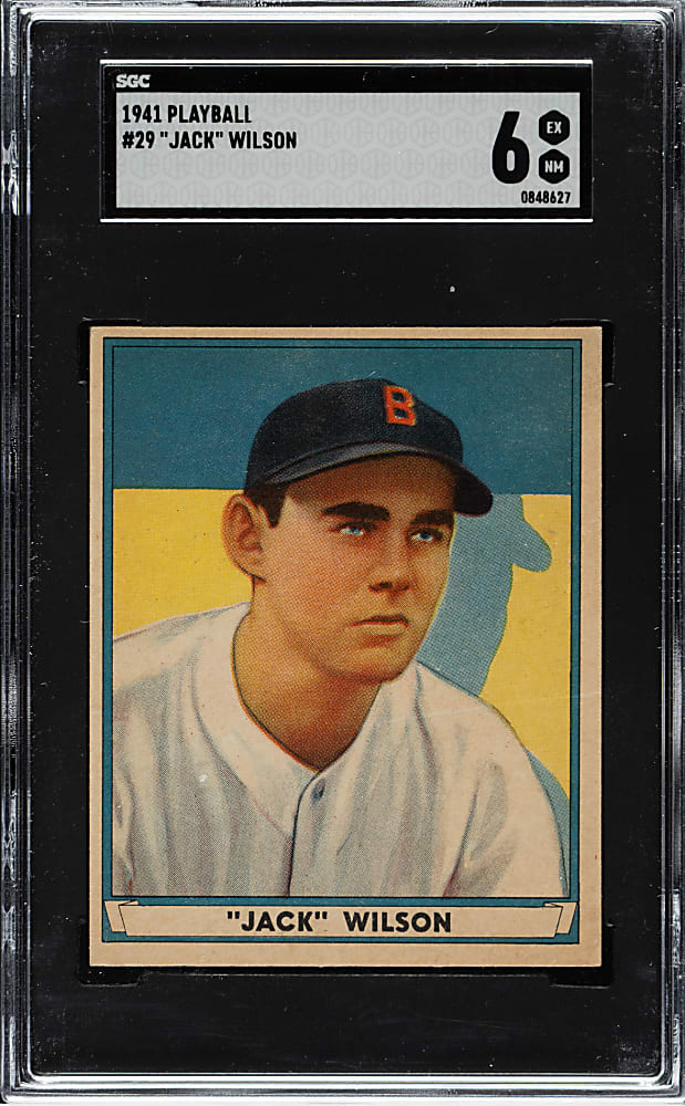 1941 R336 Play Ball #29 Jack Wilson SGC EX/NM 6