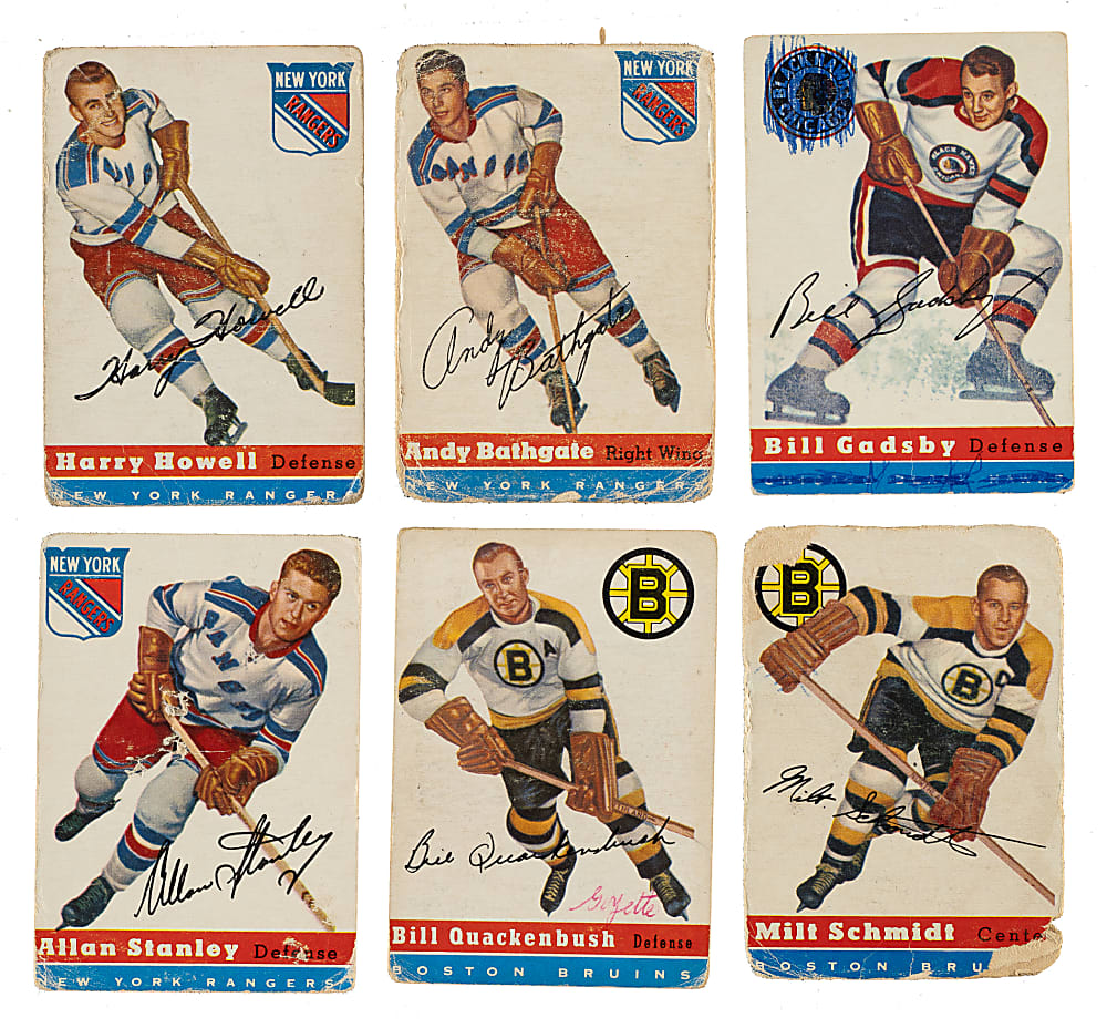1954-1955 Topps Hockey Partial Set (39/60)