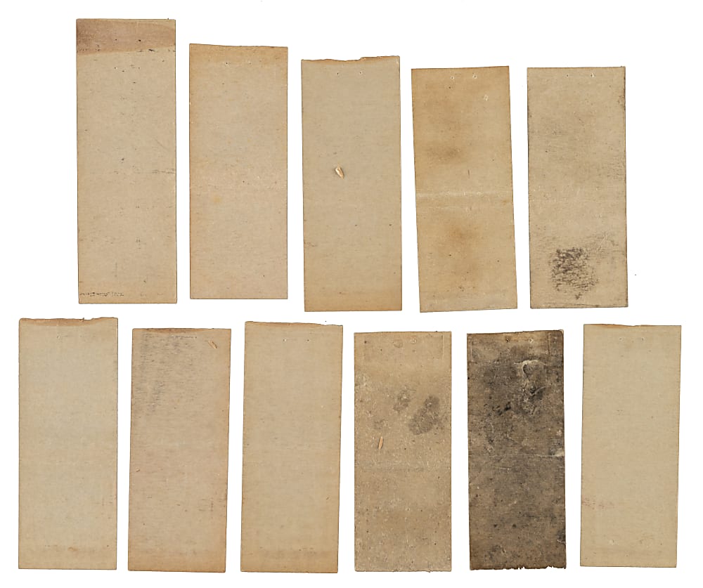 1934-1936 Diamond Matchbooks Hockey Type 2 Collection (11) Including Bill Cook, Red Dutton, and Nelson Stewart