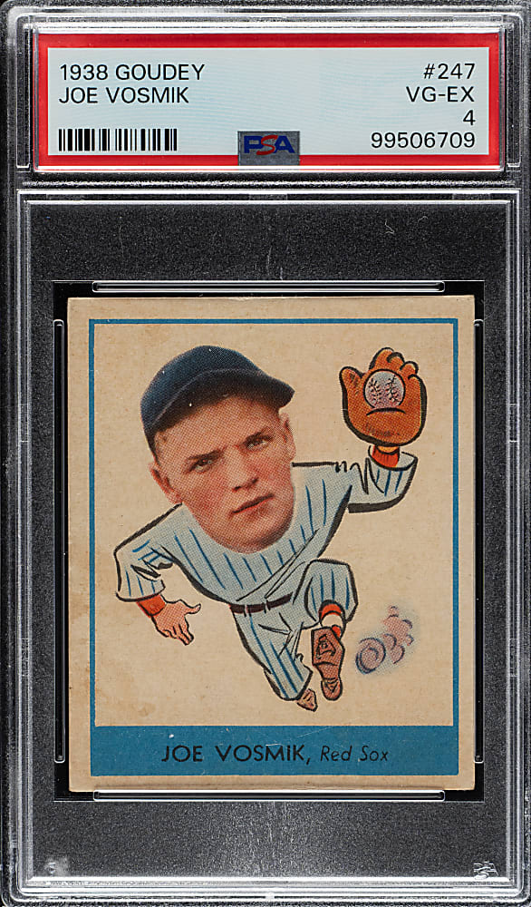 1938 R323 Goudey "Heads-Up" #247 Joe Vosmik PSA VG-EX 4