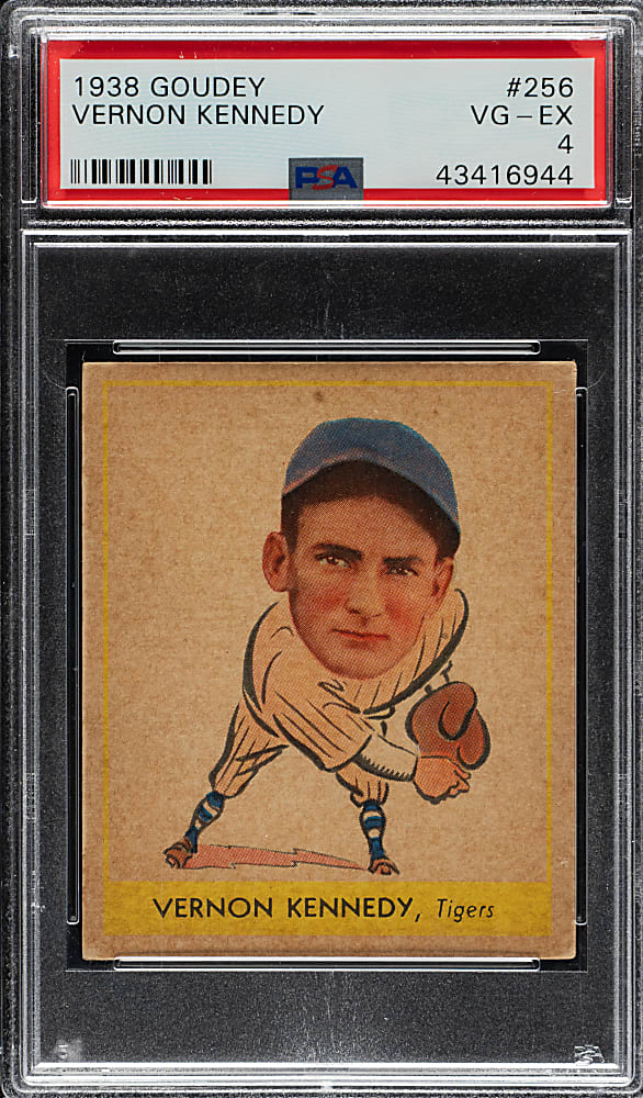 1938 R323 Goudey "Heads-Up" #256 Vernon Kennedy PSA VG-EX 4