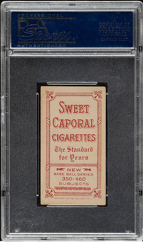 1909-1911 T206 White Border Christy Mathewson Dark Cap PSA EX 5