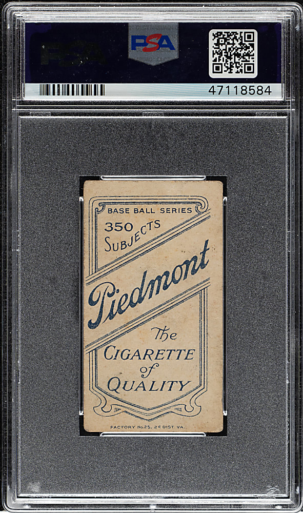 1909-1911 T206 White Border Ty Cobb Portrait Red Background PSA VG 3