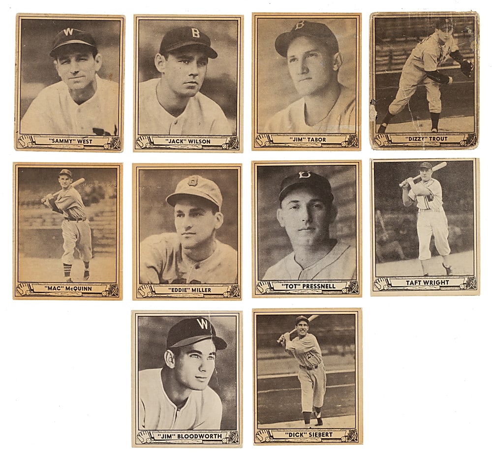 1940 R335 Play Ball Collection (14) Including Waite Hoyt, Grover Alexander, and Heinie Manush