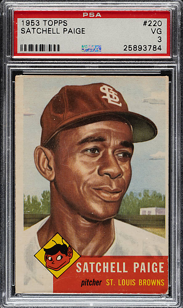 1953 Topps #220 Satchel Paige PSA VG 3