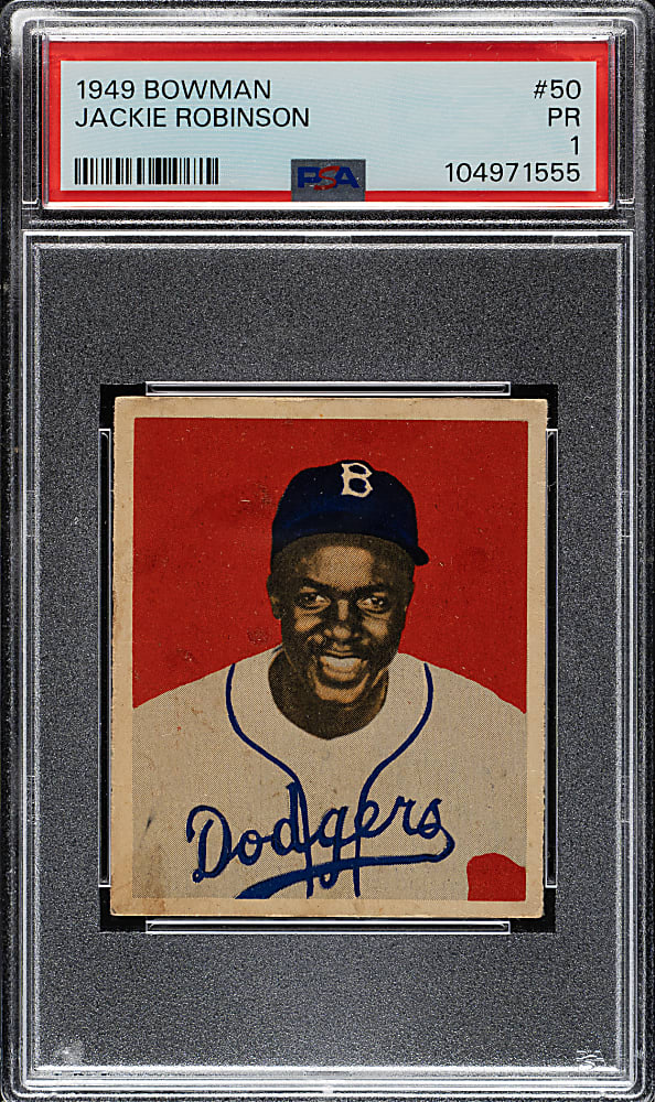 1949 Bowman #50 Jackie Robinson PSA POOR 1