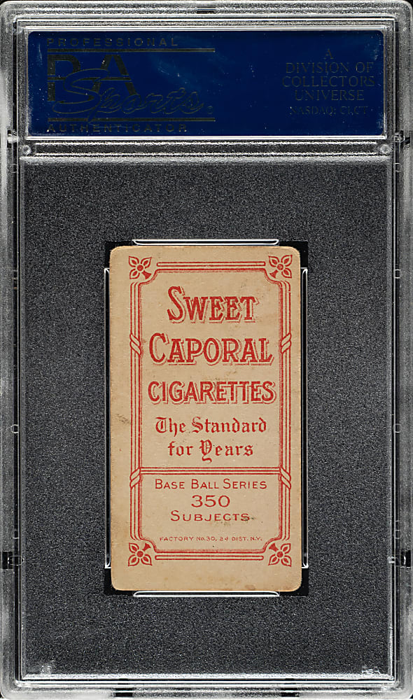 1909-1911 T206 White Border Sam Strang PSA VG 3