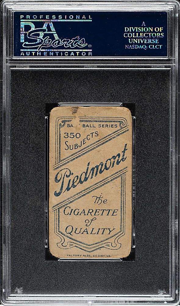 1909-1911 T206 White Border Peter Cassidy PSA POOR 1