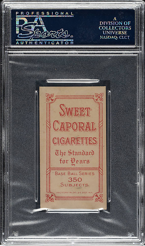 1909-1911 T206 White Border Sam Strang PSA EX-MT 6