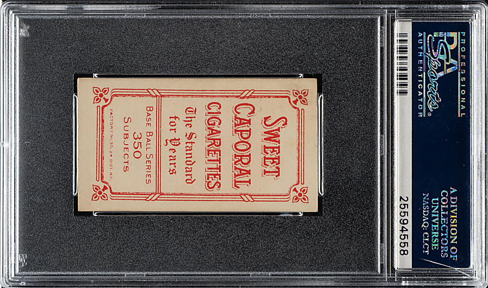 1909-1911 T206 White Border Jack Dunn PSA EX 5