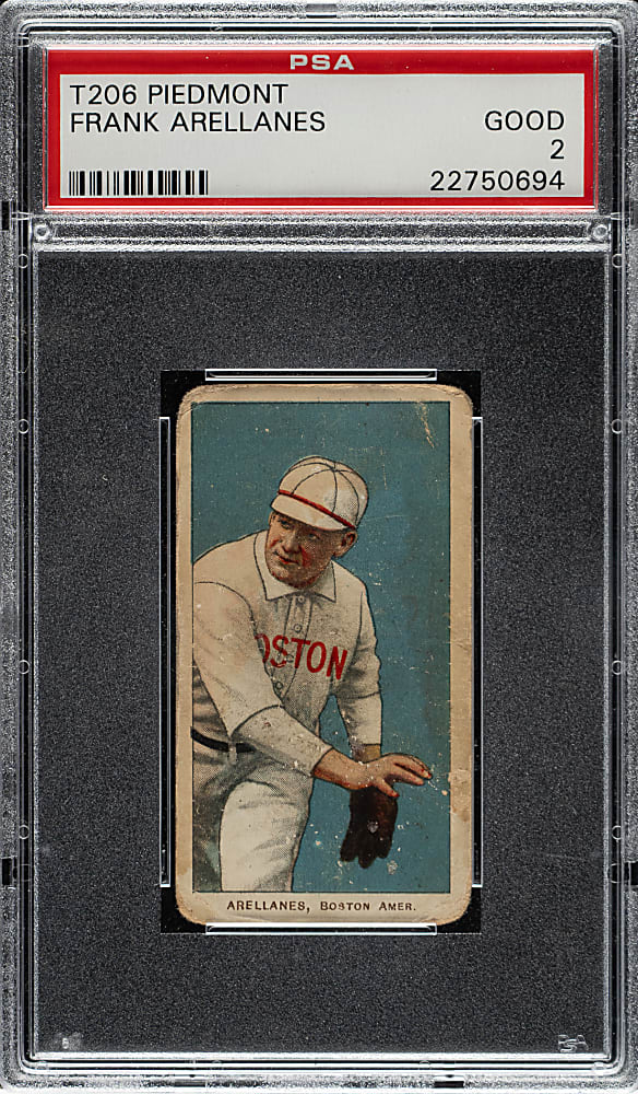 1909-1911 T206 White Border Frank Arellanes PSA GOOD 2